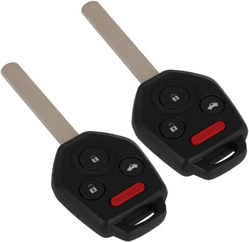 2 Pack 4 buttons Remote Control Car Key Fob 2010-2014 Fit for Subaru Legacy 2.5L,2010-2014 Fit for Subaru Legacy 3.6L CWTWBU766,2AOKM-SB3 in Saudi Arabia
