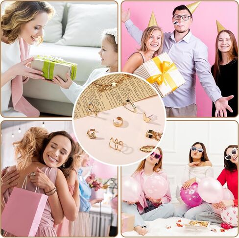 22 PCS أصفاد الأذن الذهبية للأقراط للنساء ، مقطع مزيف غير مستقر على الغضاريف القابلة للتعديل في المقودات المزيفة خفيفة الوزن أسماك الأذن مجموعة البانك ثعابين الفراشة مقاطع مقاومة للنساء in Saudi Arabia