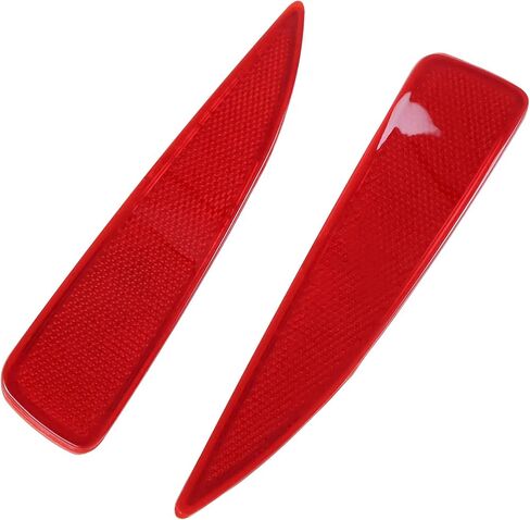 COOL STAR 5216452100 5216352100 Rear Bumper Reflector Brake Tail Light Housings Driver and Passenger Side Compatible with Toyota Yaris 2012-2014 Red Replaces TO1185103 TO1184103 in Saudi Arabia