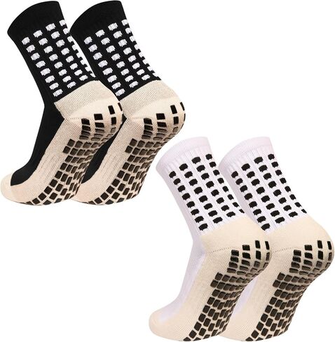 Pairs Grip Soccer Socks Non Slip Sports Football Basketball Grip Pads Socks for Men2/4/6 in Saudi Arabia