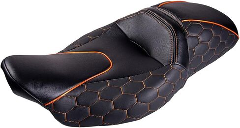 Advanblack Cobra Seat With Custom Stitching For 08 Up Harley Touring in Saudi Arabia