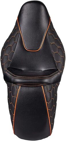 Advanblack Cobra Seat With Custom Stitching For 08 Up Harley Touring in Saudi Arabia