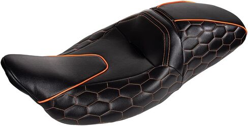 Advanblack Cobra Seat With Custom Stitching For 08 Up Harley Touring in Saudi Arabia