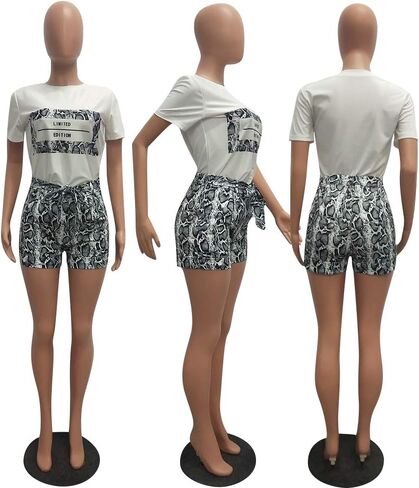 Womens 2 قطعة زي أزياء رسالة Snakekin Prate in Kuwait