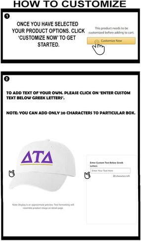 Personalized Delta Tau Delta DTD Greek Line Hat in Saudi Arabia