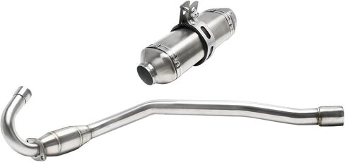 Big Bore Exhaust Pipe & Muffler Assembly Kit for Dirt Pit Bikes Motorcycle - Compatible with CRF70 XR70 CRF 70 CRF70F, Deep Throaty Sound & Enhanced Power in Saudi Arabia