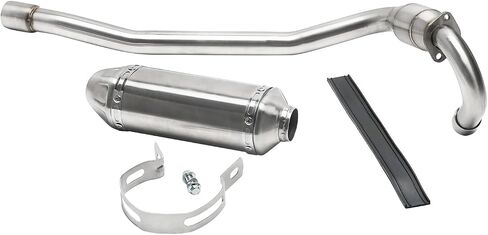 Big Bore Exhaust Pipe & Muffler Assembly Kit for Dirt Pit Bikes Motorcycle - Compatible with CRF70 XR70 CRF 70 CRF70F, Deep Throaty Sound & Enhanced Power in Saudi Arabia