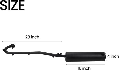 Ex-Muffler Pipe W/Sealing Gasket FITS HONDA Fourtrax 300 TRX300FW 4X4 1993-2000 in Saudi Arabia