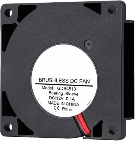 1PCS 12V مروحة 45mm 45mmmx45mmx10mm 3D مروحة تبريد الطابعة 4.5 سم 4510 مروحة المنفاخ الدقيقة in Saudi Arabia