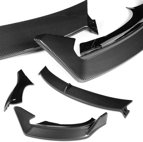 3pcs Front Bumper Lip Spoiler Body Kit Compatible with 2024-2025 Tesla Model 3 Sedan (Matt Black) in Saudi Arabia