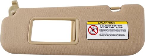 Car Sun Visor Fit for Hyundai Elantra 2011 2012 2013 2015 Sun Visor مع لوحة غلاف مرآة الغرور لحظر ضوء الشمس 852103x000tx 852203x000tx (الأزواج الرمادية واليسرى)) in Saudi Arabia