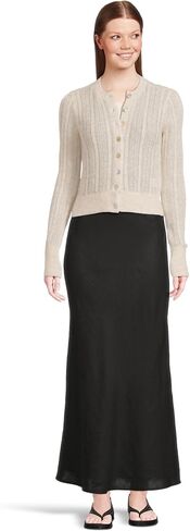 Madewell Women's Pointelle-Stitch Cardigan in Alpaca Blend in Saudi Arabia