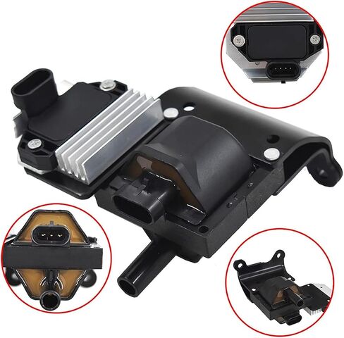 ملف الاشتعال DR-49 مع وحدة الإشعال D577 ملائمة لـ GMC Isuzu Chevrolet Buick 1995-2007 Mercruiser 4.3L 5.0L 5.7L محركات ، DR49+D577 يحل محل 392-863704T 392-8M0054588 3861985 3862167 in Kuwait