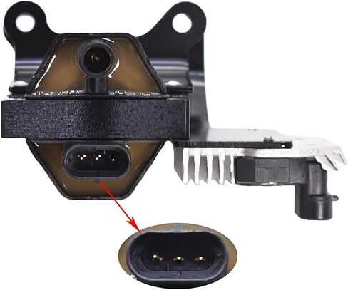 ملف الاشتعال DR-49 مع وحدة الإشعال D577 ملائمة لـ GMC Isuzu Chevrolet Buick 1995-2007 Mercruiser 4.3L 5.0L 5.7L محركات ، DR49+D577 يحل محل 392-863704T 392-8M0054588 3861985 3862167 in Kuwait