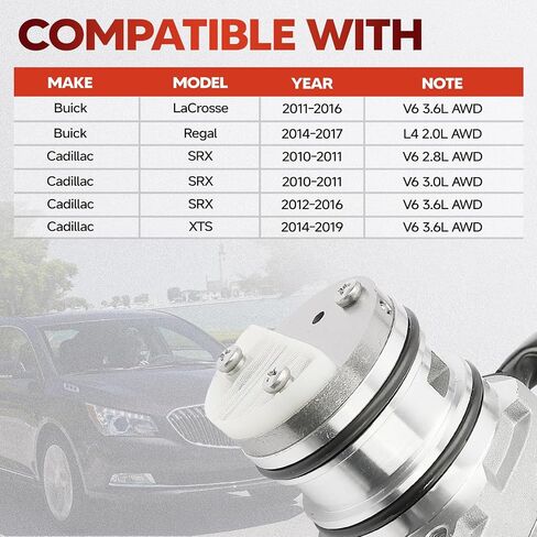 699-000 AWD Coupling Oil Pump Compatible with Buick LaCrosse 2011-2016 Regal 2014-2017 Cadillac SRX 2010-2016 XTS 2014-2019 AWD, Replace OE 699-000, 22765779, 404029, 13285796, 699000 in Saudi Arabia
