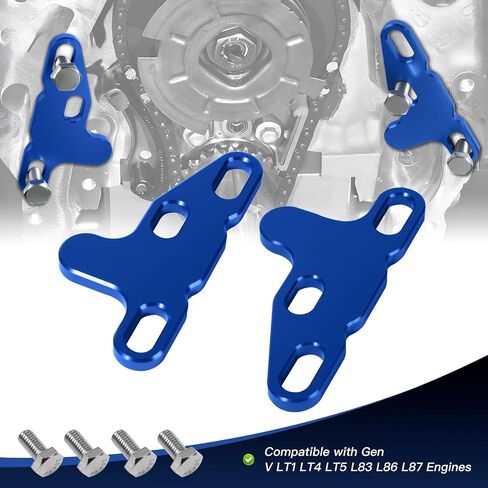 أداة محاذاة مضخة الزيت Aeloiff 2PC ، أداة توجيه مقايضة CAM CAM الألومنيوم متوافقة مع Gen V LT1 LT5 L83 L86 L87 محركات (أزرق) in Kuwait