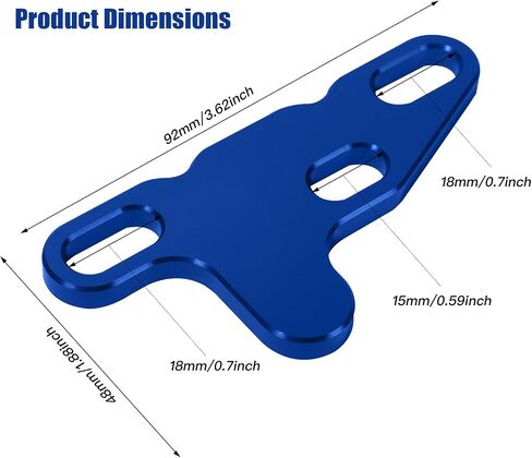أداة محاذاة مضخة الزيت Aeloiff 2PC ، أداة توجيه مقايضة CAM CAM الألومنيوم متوافقة مع Gen V LT1 LT5 L83 L86 L87 محركات (أزرق) in Kuwait