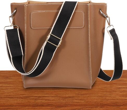 Patikil 55in محفظة أحزمة استبدال Crossbody ، حقيبة Crossbody Crossbody Universal Canvas Bohemian للمحافظ على جيتار حقائب اليد ، البرتقالي in Saudi Arabia