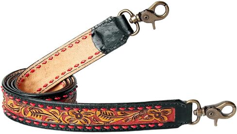 American Darling Hand Tooled Genuine Leather Crossbody Handle Strap for Bags Phone Keychain Wallet Purse Clutch Cellphone in Saudi Arabia