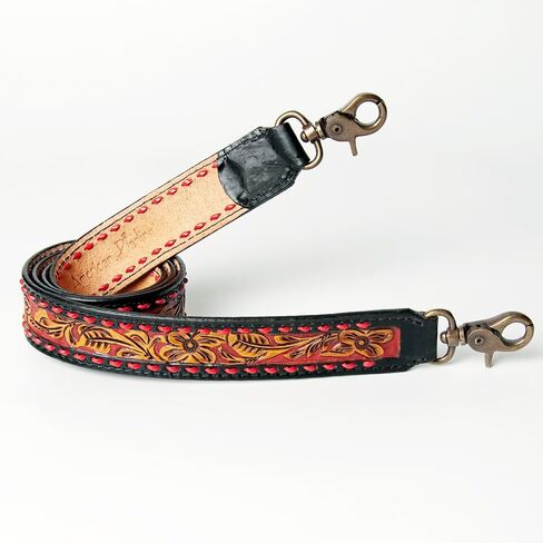 American Darling Hand Tooled Genuine Leather Crossbody Handle Strap for Bags Phone Keychain Wallet Purse Clutch Cellphone in Saudi Arabia