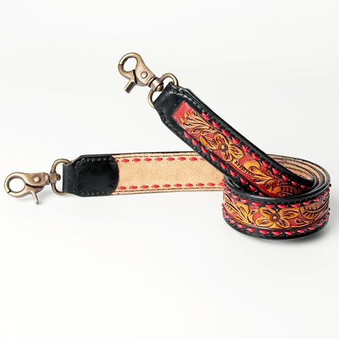 American Darling Hand Tooled Genuine Leather Crossbody Handle Strap for Bags Phone Keychain Wallet Purse Clutch Cellphone in Saudi Arabia
