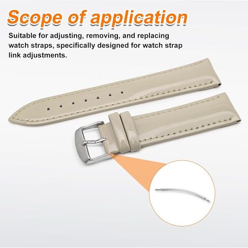HARFINGTON 10pcs Watch Band Pins 30mm Curved Spring Bar Pin 1.5mm Dia Stainless Steel Double Flanged End Link Repair Kit for Watch Band Bracelet in Saudi Arabia