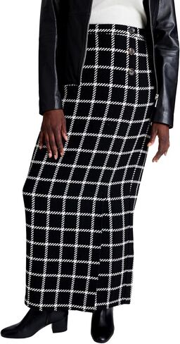 Jessica London Women's Plus Size Side-Button Wool Skirt in Saudi Arabia
