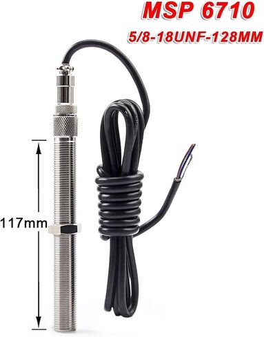 1pcs M16*1.5 5/8-18UNF RPM Speed Sensor Diesel Generator Magnetic Pickup Engine MPU Speed Sensor MSP6732 MSP6714 MSP6715 MSP6719(MSP 6715) in Saudi Arabia