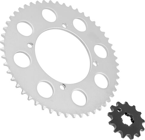 Caltric Front and Rear Sprockets Kit Compatible with Kawasaki KX100 KX 100 1998-2016 in Saudi Arabia