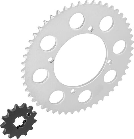 Caltric Front and Rear Sprockets Kit Compatible with Kawasaki KX100 KX 100 1998-2016 in Saudi Arabia