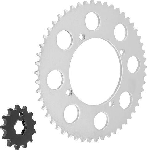 Caltric Front and Rear Sprockets Kit Compatible with Kawasaki KX100 KX 100 1998-2016 in Saudi Arabia