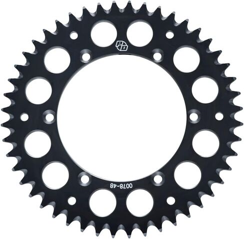 Rear Aluminum Sprocket 49 Tooth Black for GASGAS MC 65 2021-2022 in Saudi Arabia