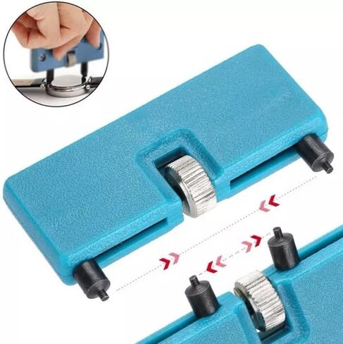 1 Pcs Adjustable Watch Opener Back Case Tool Press Closer Remover Wrench Screw Wrench Repair Kits Tools Watch Battery Remover (blue) in Saudi Arabia