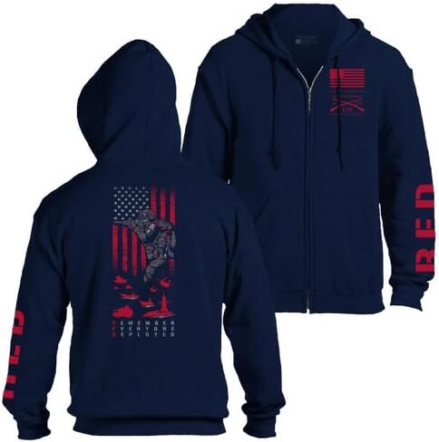 Grunt Style RED Friday Full-Zip Hoodie in Saudi Arabia