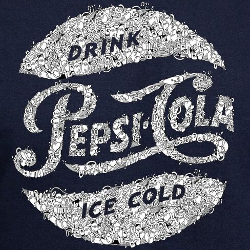 CafePress Pepsi Logo Doodle Hoodie (Dark) Men's Dark Rgular Fit Hoodie in Saudi Arabia