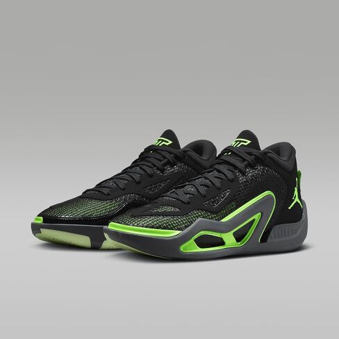 NIKE Tatum 1 Basketball Shoes (DZ3324-003, Black/Anthracite/Green Strike) Size 11.5 in Saudi Arabia