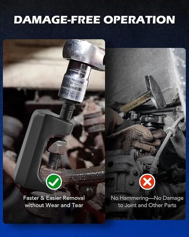 مجموعة أدوات وصلة الكرة Orion Motor Tech، مجموعة أدوات إزالة مفاصل الكرة الرئيسية 26 قطعة مع أداة الضغط على وصلة الكرة وفاصل وصلة الكرة، مجموعة أدوات نهاية قضيب التعادل مع أنابيب استقبال لشاحنة التقاط سيارات الدفع الرباعي in Kuwait