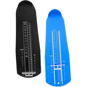 2pcs Adult Foot Measurer Gauge Accurate Foot Measuring Ruler for Shoes in Kuwait