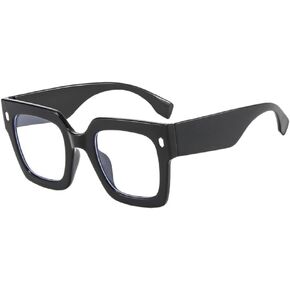 LVTFCO Oversized Big Glasses Frame Women Men Transparent Eyeglasses Male Vintage Glasses in Saudi Arabia