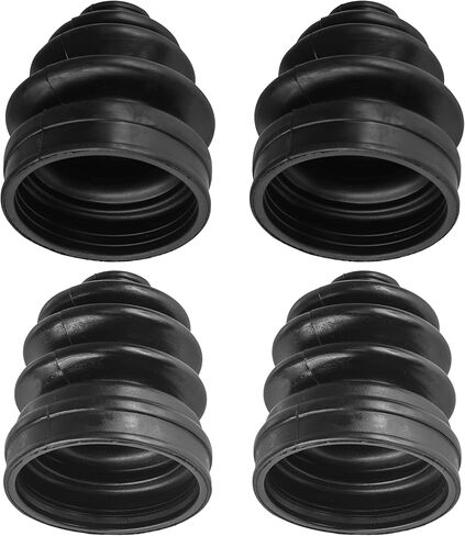 Caltric 2 Front Axle Inner and Outer CV Boot Kit Compatible with Yamaha Kodiak 400 YFM400FW 4WD 1999 in Saudi Arabia