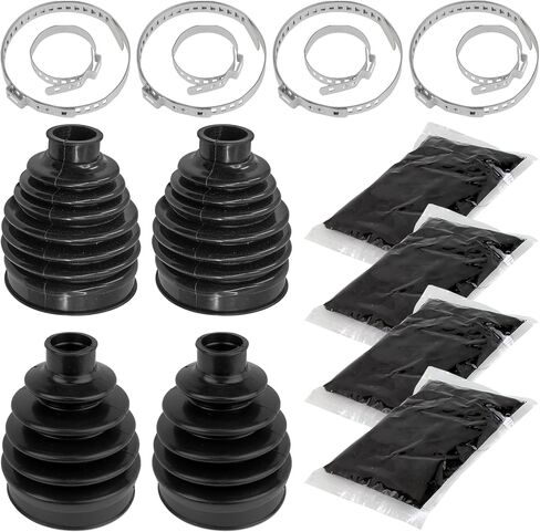 Caltric 2208272 2208157 Front Axle Inner and Outer CV Boots Compatible with Polaris Ranger XP/Crew XP 1000 2020-2022 in Saudi Arabia