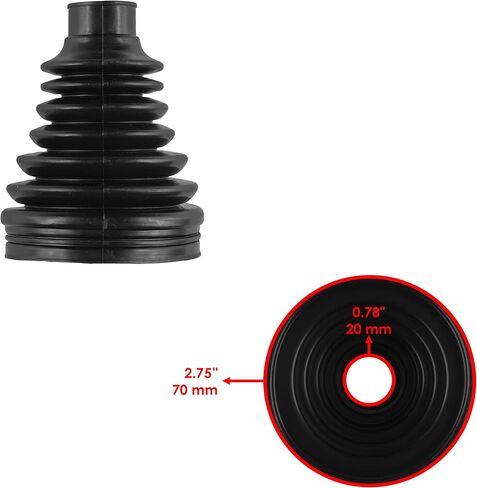 Caltric Rear Axle Inner Outer Cv Boot Kit Compatible with Polaris Rzr 800 Efi 2008 2009 2010 in Saudi Arabia