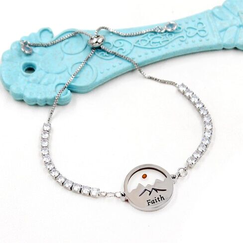 سلسلة التنس المكعبة من الزركونيوم قابلة للتعديل من سلسلة بولو المنزلقة سوار بذور الخردل مجوهرات الإيمان اللذيذة للنساء in Kuwait