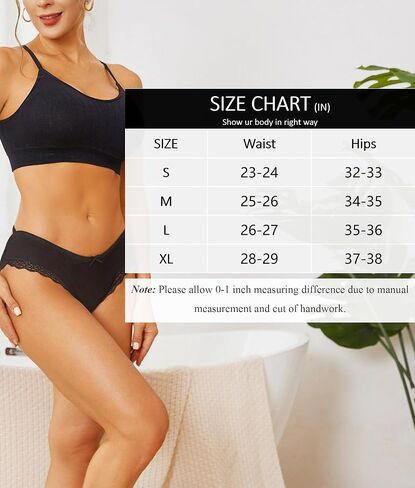 7 Pack Womens Underwear Cotton Low Rise Hipster Sexy Lace Briefs Soft Bikini Criss Cross Ladies Panties in Saudi Arabia