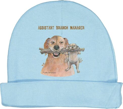 inktastic Assistant Branch Manager Baby Beanie Hat - Gary Patterson in Saudi Arabia