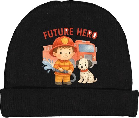 قبعة صغيرة للأطفال من Inktastic Future Hero Firefighter وDalmatian Illustration in Saudi Arabia
