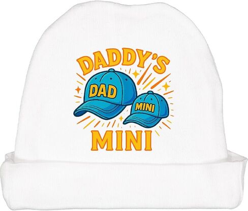 inktastic Daddy's Mini Matching Hats Design Baby Beanie Hat in Saudi Arabia