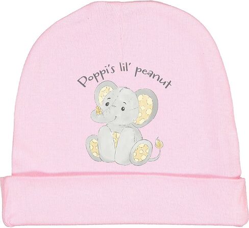inktastic Poppi's Lil' Peanut Baby Beanie Hat in Saudi Arabia