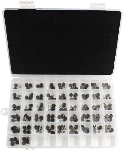 Road Passion 7.48mm Valve Shims Kit 1.2mm-3.5mm in 0.05mm increment 188 Pieces Replacement for Suzuki AN650A Burgman Executive 2006-2009/ DL650 V-Strom 2004-2012/ DL650A V-Strom ABS 2007-2009 in Saudi Arabia