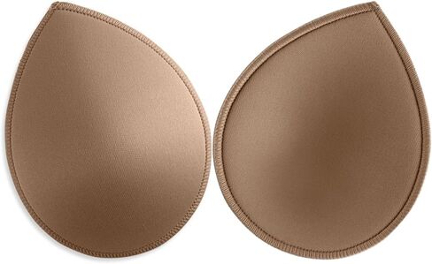 Premium Tear Drop Bra Cup Inserts, Adds Chest Contour & Support for Bridal, Bridesmaid & Dresses, Hand Finished Edges in Saudi Arabia